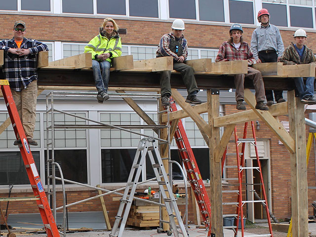 William Kelly High School Timber Frame Project